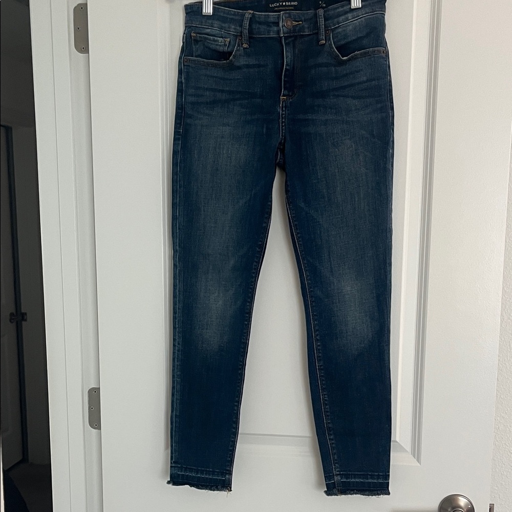 Lucky Brand Women's Dark Blue Skinny Jeans